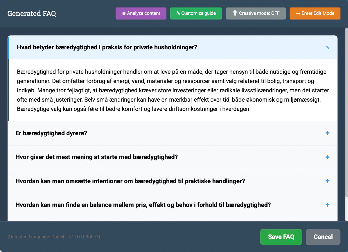 FAQ Assistant